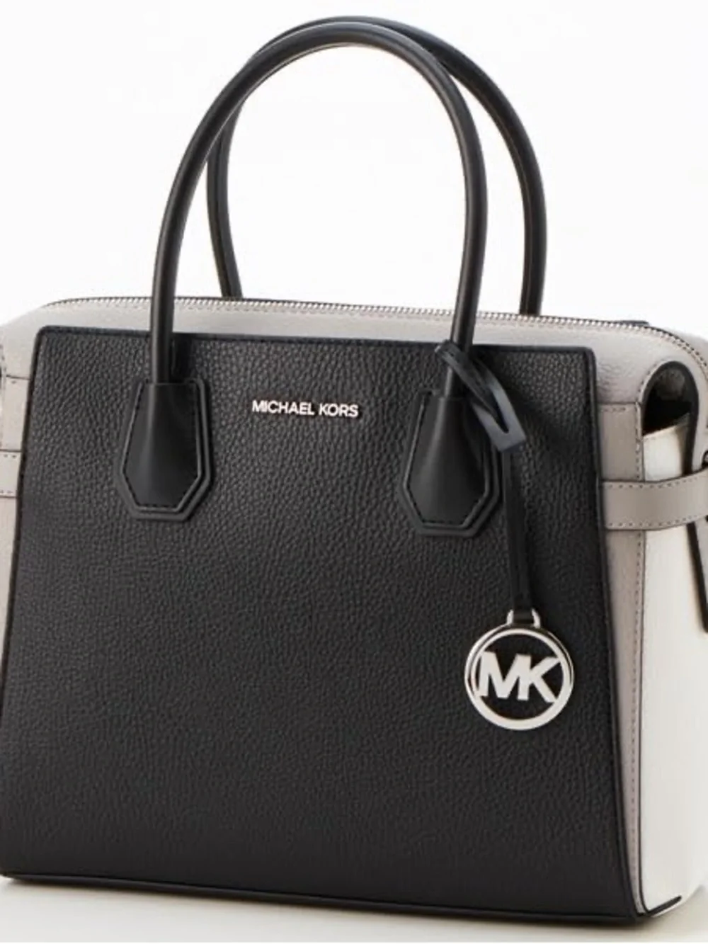 Michael Kors Mercer Medium Color-Block Belted Satchel